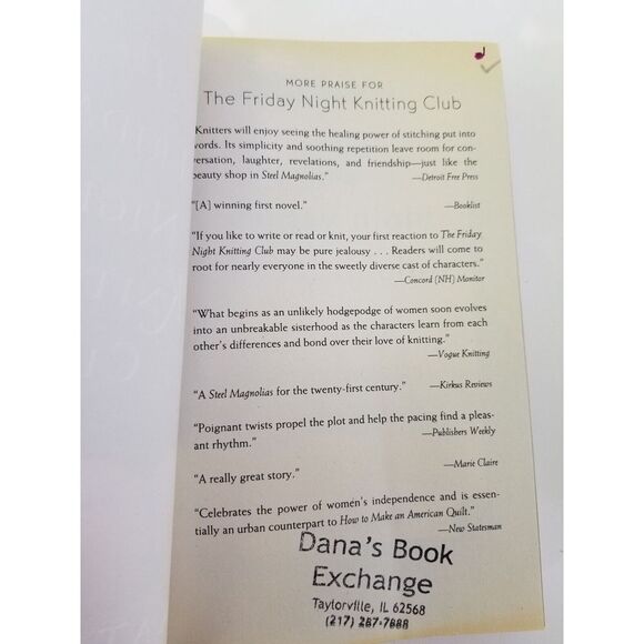 Friday Night Knitting Club 3 Book Series By Kate Jacobs Knit Two Knit The Season - Picture 7 of 9